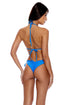 Luli Fama Chasing Stars Sequins Ruched Back Brazilian Tie Side Bottom